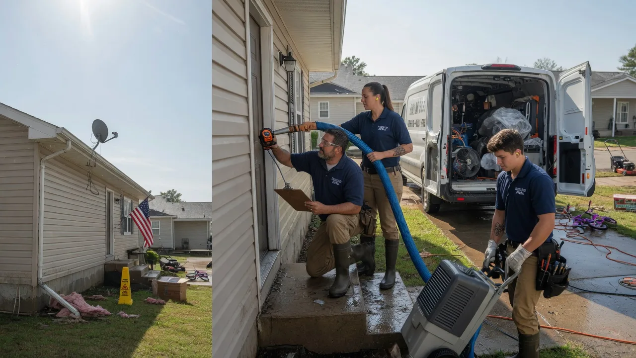 Ceiling Water Damage Restoration in Franklin, IN near me